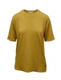 Ma'ry'ya ocher linen t-shirt online