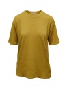 Ma'ry'ya t-shirt in lino ocra acquista online YIJ100 J5 OCRA
