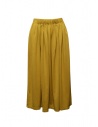 Ma'ry'ya gonna lunga in cotone giallo ocra acquista online YIJ115 K5 OCRA