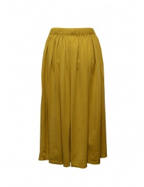 Ma'ry'ya long skirt in ocher yellow cotton