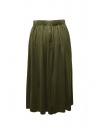 Ma'ry'ya long skirt in military green cotton YIJ115 K6 MILITARY price
