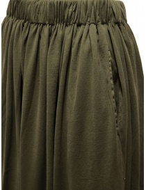 Ma'ry'ya long skirt in military green cotton