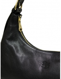 Il Bisonte black leather shoulder bag bags buy online