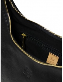 Il Bisonte black leather shoulder bag buy online price