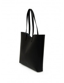 Il Bisonte tote bag in matte smooth black leather price