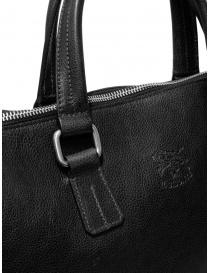 Il Bisonte satchel bag in black leather bags price