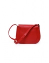 Il Bisonte little shoulder bag in red leather shop online bags