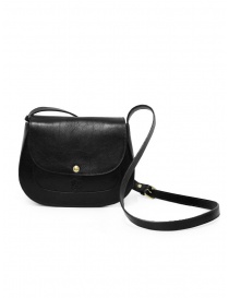 Il Bisonte shoulder bag in black leather BSA001 PV0001 NERO BK159