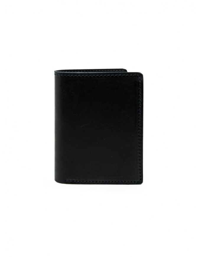 Guidi PT3 men's wallet in black kangaroo leather PT3 PRESSED BLKT wallets online shopping