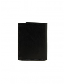 Guidi PT3 men's wallet in black kangaroo leather