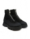 Guidi ZO06FZV black suede boots with front zip buy online ZO06FZV HORSE REVERSE L. BLKT