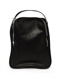 Guidi RD03 rigid backpack in black leather bags buy online