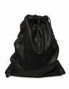 Guidi ZA1 black leather drawstring backpack buy online ZA1 INTERBREED FULL GRAIN BLKT