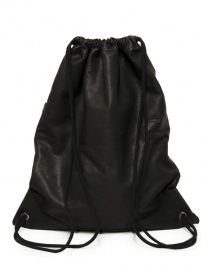 Guidi ZA1 black leather drawstring backpack price