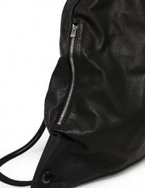 Guidi ZA1 black leather drawstring backpack bags buy online