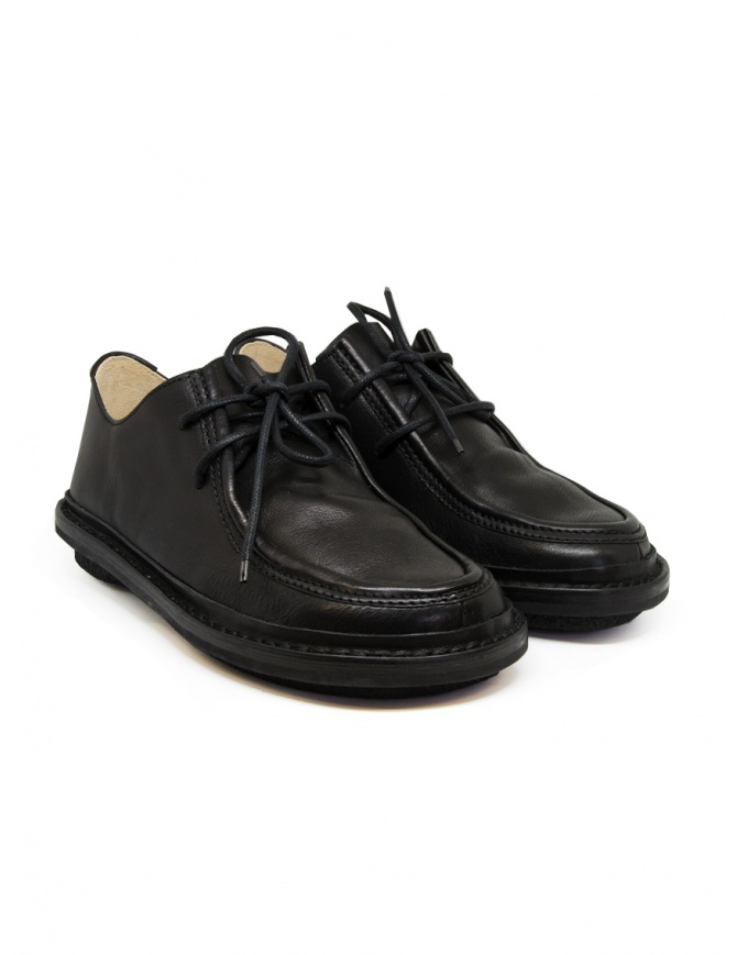 Trippen Goblet black leather lace-up shoes GOBLET M BLK-WAW VI BLK mens shoes online shopping