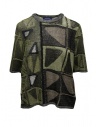 Fuga Fuga green black and grey knit T-shirt buy online BCH07019WA BLACK
