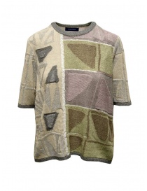 Fuga Fuga pink green beige knit T-shirt BCH07019WA BEIGE order online