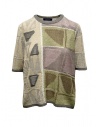 Fuga Fuga pink green beige knit T-shirt buy online BCH07019WA BEIGE