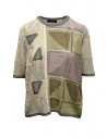 Fuga Fuga T-shirt in maglia rosa verde beige acquista online BCH07019WA BEIGE