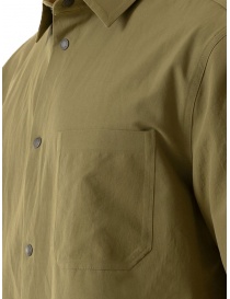 Monobi short sleeve olive green shirt price