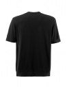 Monobi black T-shirt in organic cotton shop online mens t shirts