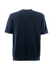 Monobi T-shirt in blue organic cotton