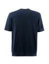 Monobi T-shirt in blue organic cotton shop online mens t shirts