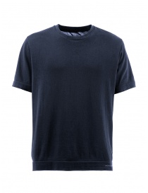 Monobi T-shirt in cotone organico blu online