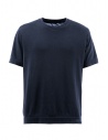 Monobi T-shirt in blue organic cotton buy online 12180511 INDIGO BLUE 1
