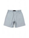 Monobi ash blue shorts in cotton shop online mens trousers