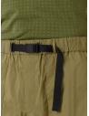 Monobi belted shorts in green shop online mens trousers