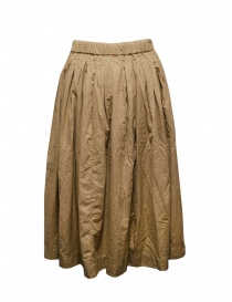 Casey Casey gonna midi in cotone beige acquista online