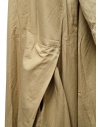 Casey Casey lungo abito a tunica beige in cotone 20FR438 CAMEL prezzo