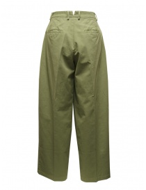 Cellar Door Frida wide green trousers with pleats