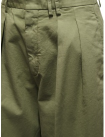Cellar Door Frida wide green trousers with pleats price