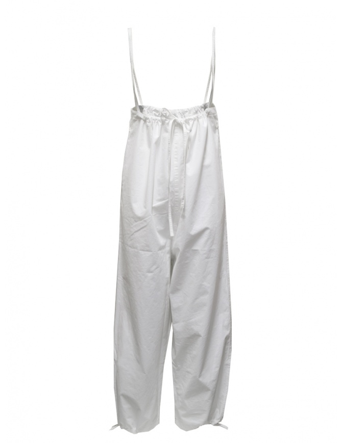 Cellar Door Dolly wide white cotton trousers DOLLY BR.WHITE RF672 01 womens trousers online shopping