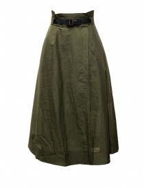 Cellar Door Ingrid army green midi wrap skirt INGRID OLIVE NIGHTS RQ664 78