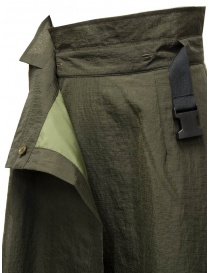 Cellar Door Ingrid army green midi wrap skirt womens skirts buy online