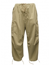 Mens trousers online: Cellar Door Cargo 5 beige multipocket trousers