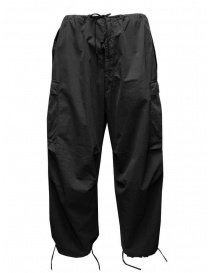Cellar Door Cargo 5 black multi-pocket trousers online