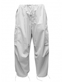 Cellar Door Cargo 5 white multipocket trousers online