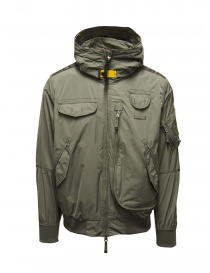 Mens jackets online: Parajumpers Gobi military green bomber jacket