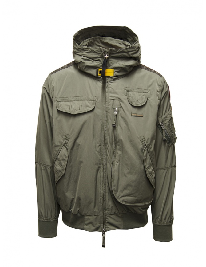 Parajumpers Gobi bomber verde militare PMJCKMA01 GOBI SPRING THYME 610 giubbini uomo online shopping