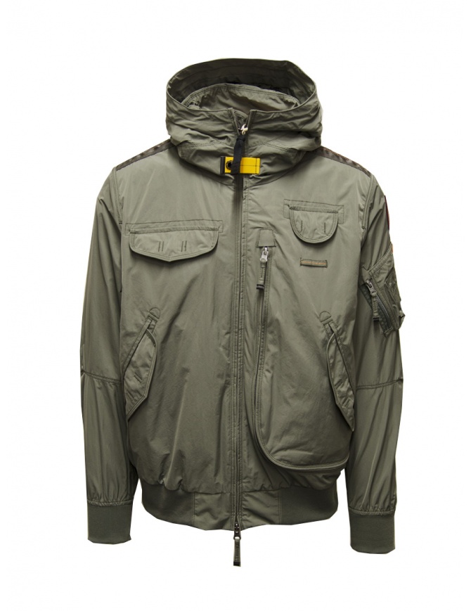 Parajumpers Gobi military green bomber jacket PMJCKMA01 GOBI SPRING THYME 610 mens jackets online shopping