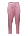 Cellar Door Leo pantaloni rosa con le pinces acquista online LEO T POTPOURRY RW348 32