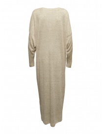Dune_ beige maxi dress in linen, cotton and silk buy online