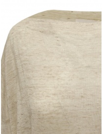 Dune_ maxi abito beige in lino cotone e seta prezzo