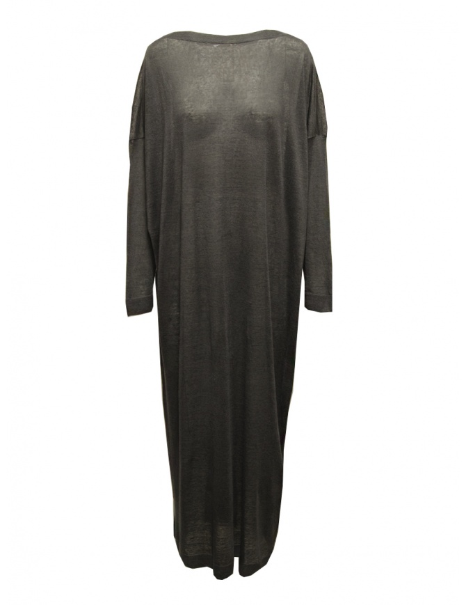 Dune_ grey maxi dress in cotton linen silk 01 70 Z15U LANZAROTE