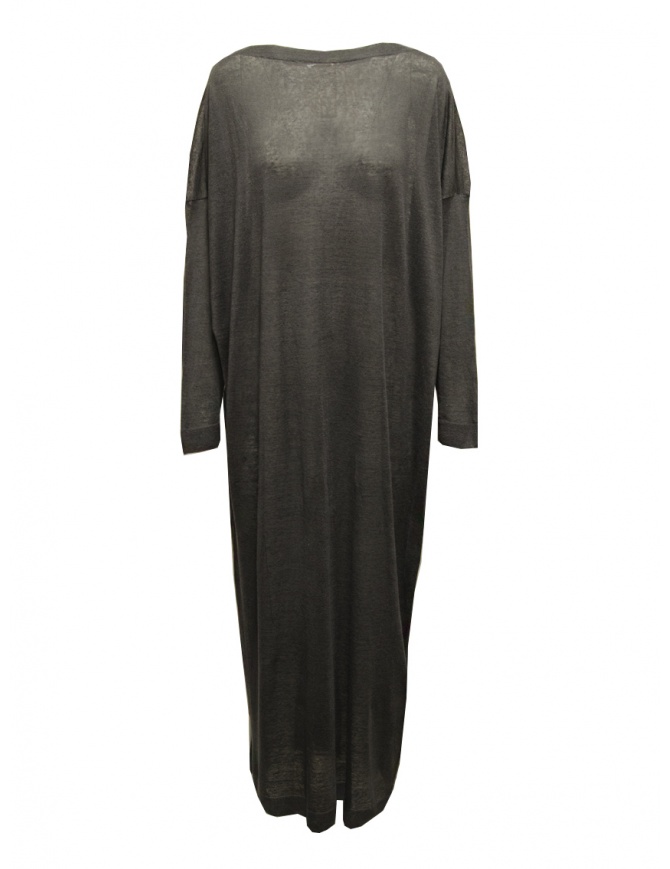 Dune_ grey maxi dress in cotton linen silk 01 70 Z15U LANZAROTE womens dresses online shopping